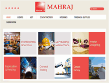 Tablet Screenshot of mahraj.com